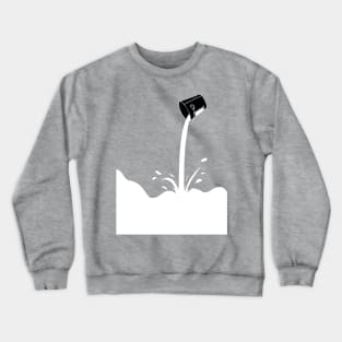 funny creative cool cute fun humor whitewasher design Crewneck Sweatshirt